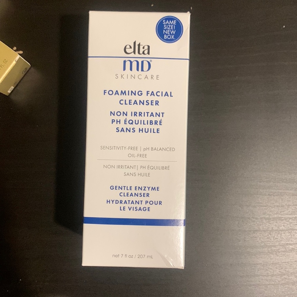 Brand new elta md foaming facial cleanser sensitivity free | oil free
